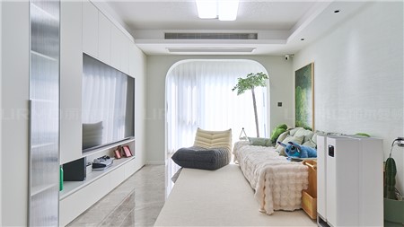 5w打造現(xiàn)代極簡風(fēng)格的家125m² | 麗爾曼頓全房全屋定制