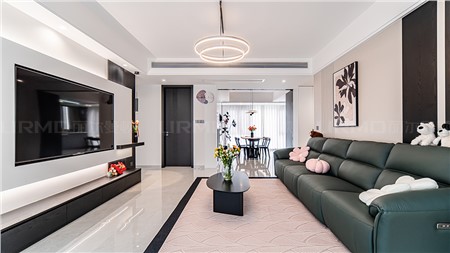 16.8w打造現代黑白灰風格的家143m² | 麗爾曼頓全房全屋定制