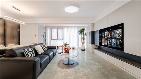 16.8w打造現(xiàn)代黑白灰風(fēng)格的家126m² | 麗爾曼頓全房全屋定制