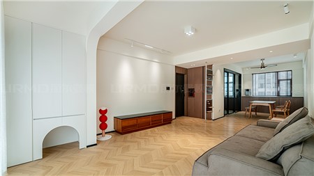 13.8w打造奶油中古風(fēng)格的家121m² | 麗爾曼頓全房全屋定制